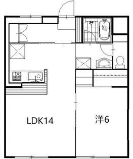 松下細島ライフ【303号室】の間取り