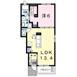 アミーゴ・S【1階】の間取り