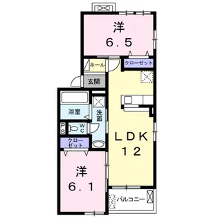 アーデント【2階】の間取り