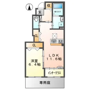 CANFORA(カンフォラ)【1階】の間取り