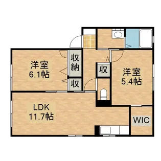 FLEUR SAKURA【1階】の間取り