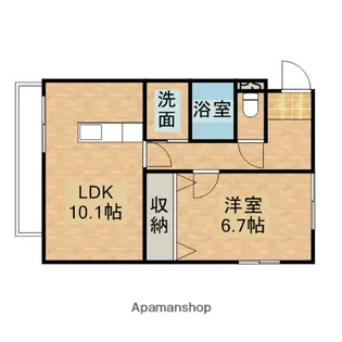 アモリールⅡ【301号室】の間取り