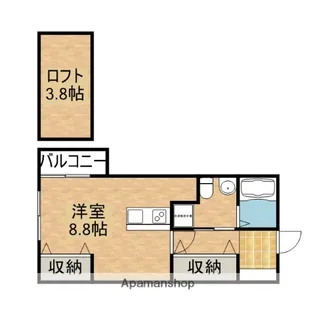 チェルボ【2階】の間取り