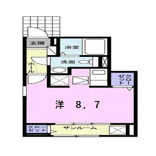 アグレアーブル アン【1階】の間取り