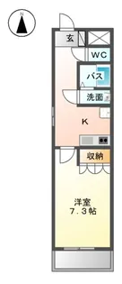 クレストールⅠ【1階】の間取り