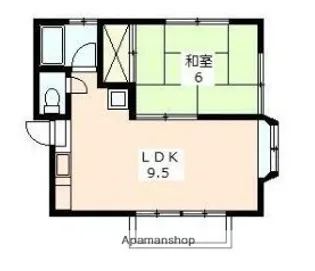 サンテラスⅡ【2階】の間取り