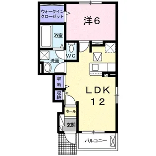 メゾン・ド・エトワールⅡ【1階】の間取り