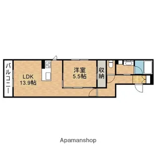 ANDANTE【202号室】の間取り