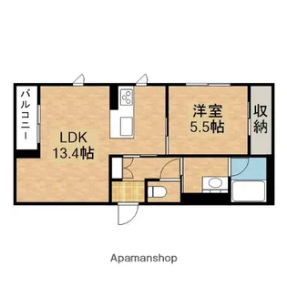 ANDANTE【1階】の間取り
