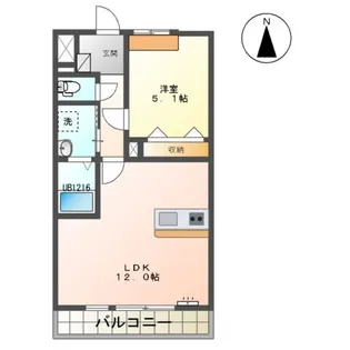 セレンディピティⅡ【2階】の間取り
