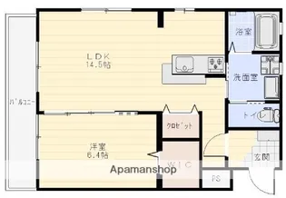 ル・リヴェール【3階】の間取り