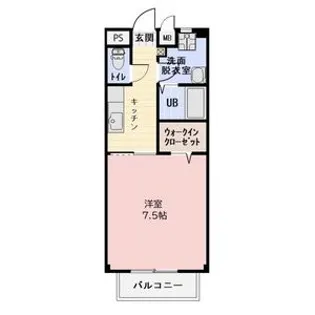 ソナーレ浜名湖【106号室】の間取り