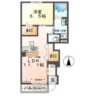 ソフィア【1階】の間取り
