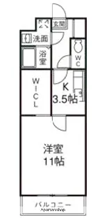 アルト・モンターニュ【1階】の間取り