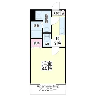 GUARDIAN(ガーディアン)【305号室号室】の間取り