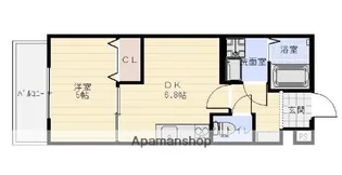 ベレッツァ大工町【1階】の間取り