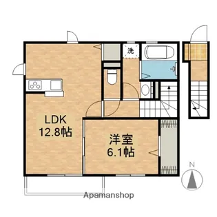 プランタⅡ【202号室】の間取り