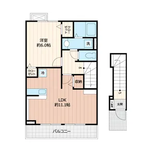 リプル【2階】の間取り