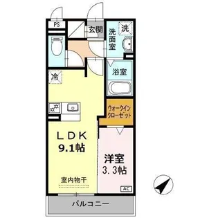 プリマテラッセ【2階】の間取り