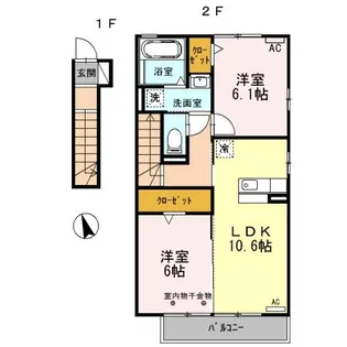 LIEN【2階】の間取り
