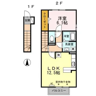 SERENO Ⅰ【2階】の間取り