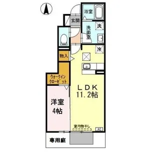 SERENO Ⅲ【1階】の間取り