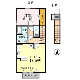 SERENO Ⅲ【2階】の間取り