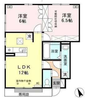 コンフォルト カーサ【1階】の間取り