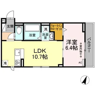 ラ・ヴェール A棟【3階】の間取り