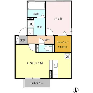 リビングタウン桃の里 B【2階】の間取り