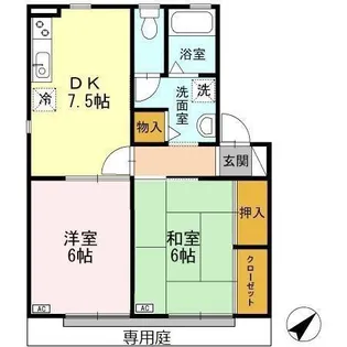 フォレスト・ヴィラ A【1階】の間取り