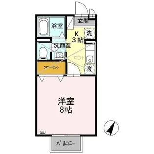 棒屋第3住吉ハイツ【2階】の間取り