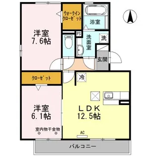 ピーノ【1階】の間取り