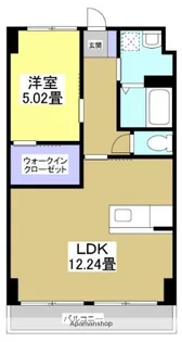 PIVOTマンション広沢【4階】の間取り