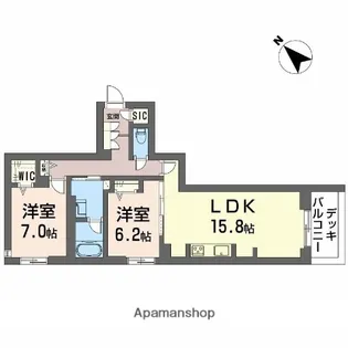 FLEURIA【1階】の間取り