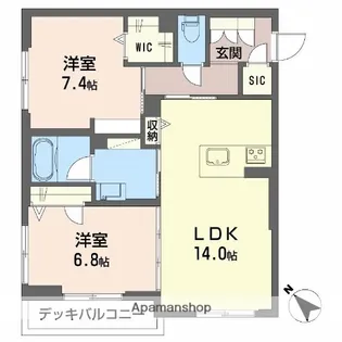 FLEURIA【1階】の間取り