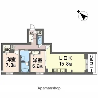 FLEURIA【2階】の間取り