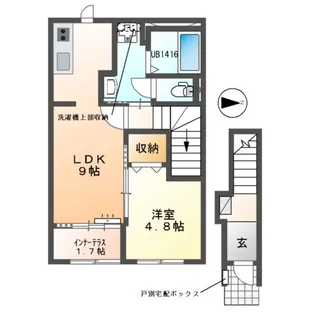 ひまわり【2階】の間取り