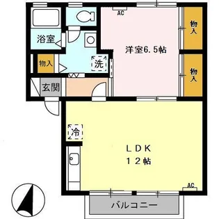 セジュールゆう&あい A【1階】の間取り