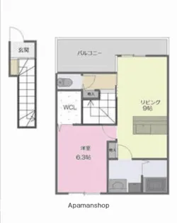 LOTUS新居【2階】の間取り