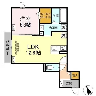 プランドール【2階】の間取り