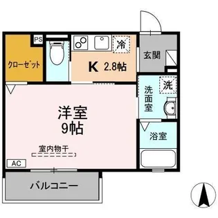 DHCR浜松【2階】の間取り
