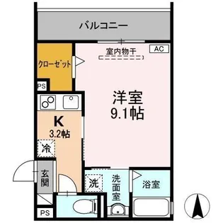DHCR浜松【2階】の間取り