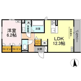 AMABILE【2階】の間取り