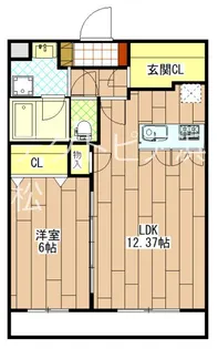 静岡県浜松市中央区上浅田2丁目【マンション】の間取り