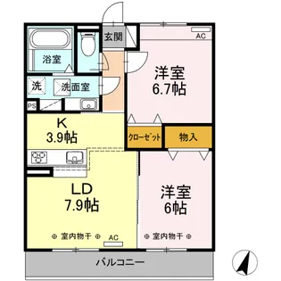 GRACE GARDEN【3階】の間取り