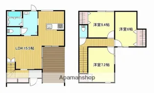 静岡県浜松市中央区入野町【テラスハウス】の間取り
