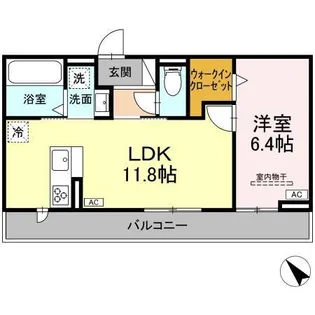 リュミエール【3階】の間取り