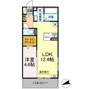 DーHILLS佐藤III【3階】の間取り