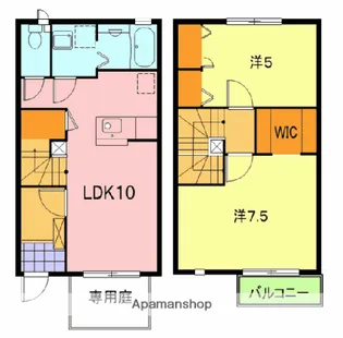 エミネンスコート【1階】の間取り